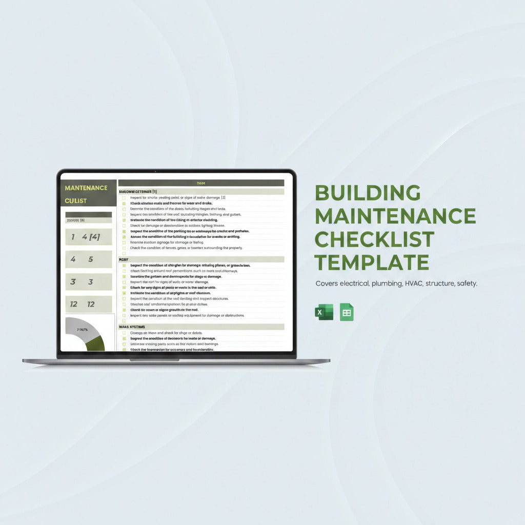 Building Maintenance Checklist