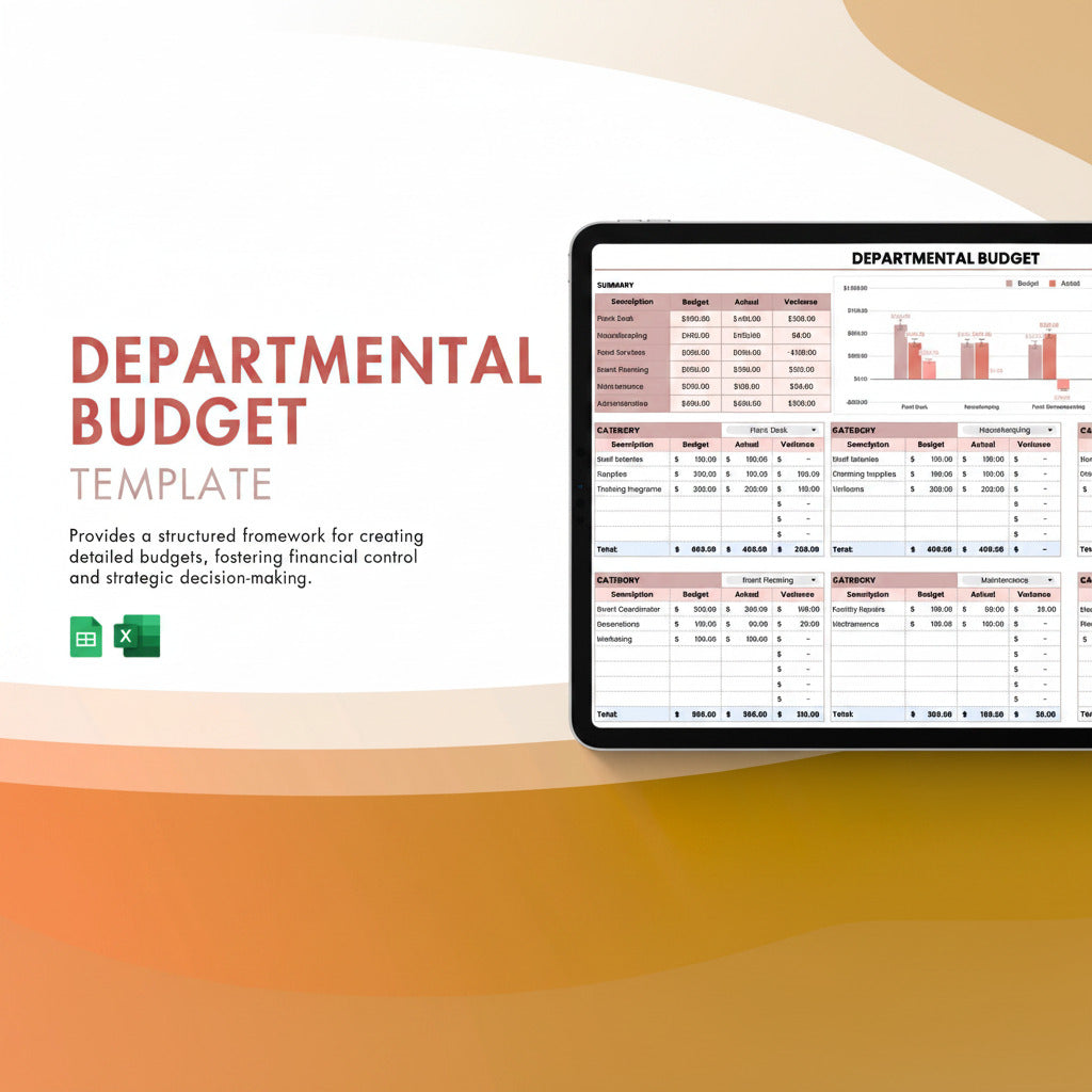 Departmental Budget Template