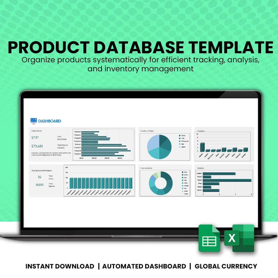 Branded Excel Spreadsheets Examples Products – ExcelSheets