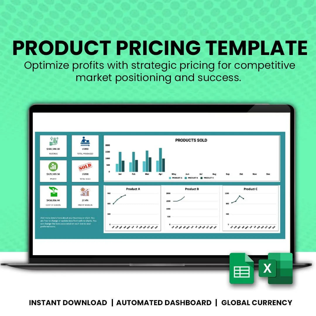 Branded Excel Spreadsheets Examples Products – ExcelSheets
