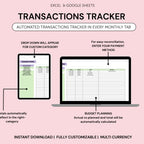 Monthly Budget Tracker