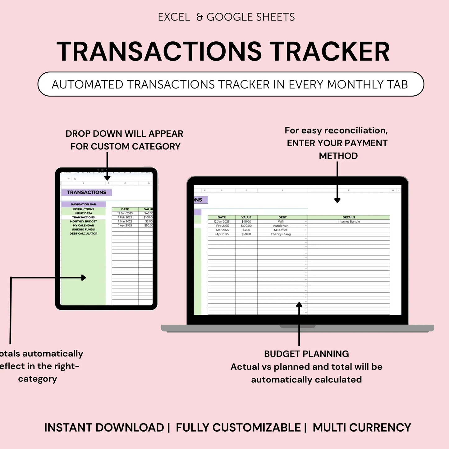 Ultimate Monthly Budget Tracker