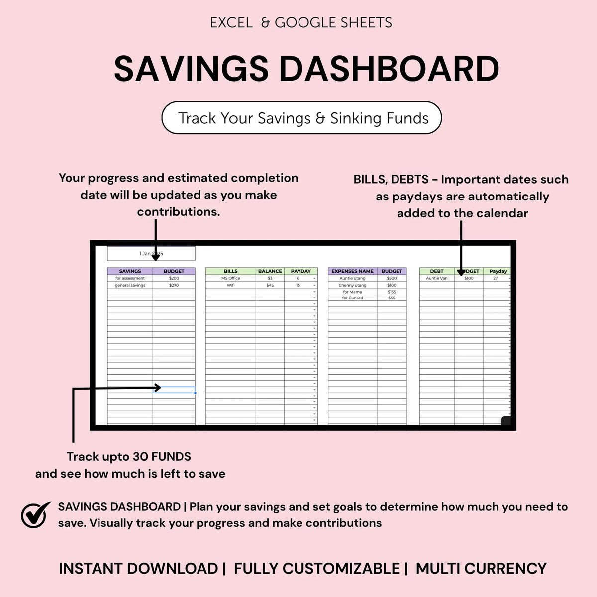 Monthly Budget Tracker
