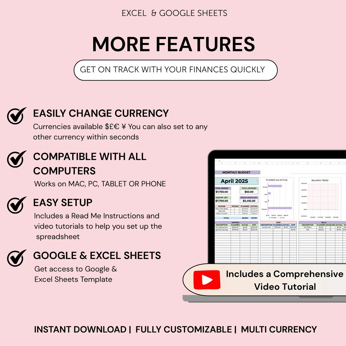 Ultimate Monthly Budget Tracker