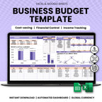 Business Budget Template