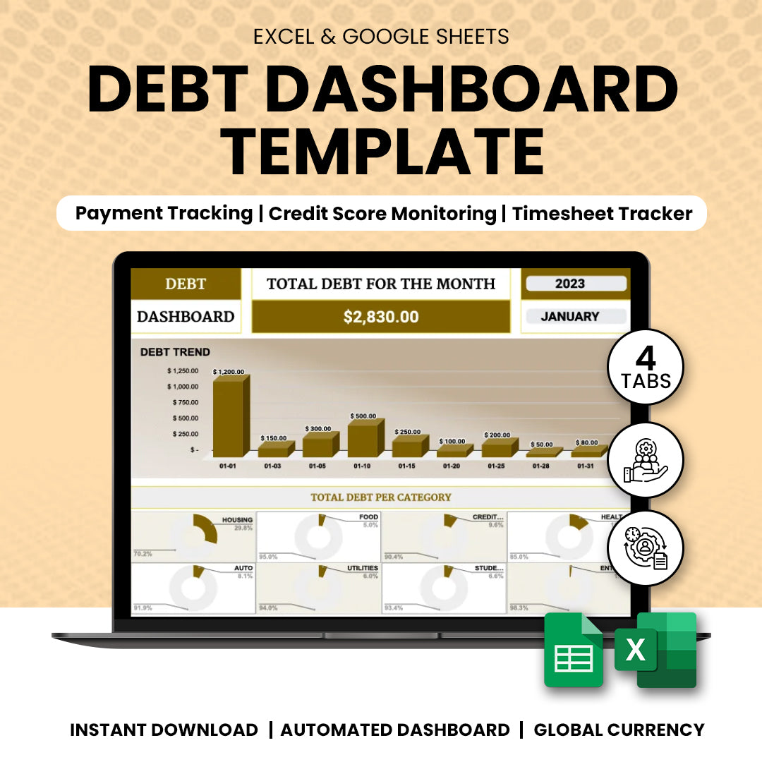 Debt Dashboard Template