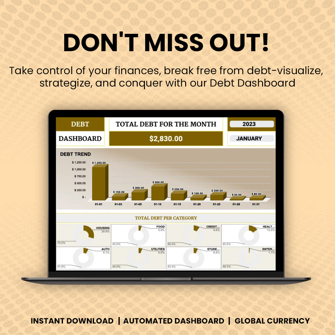 Debt Dashboard Template