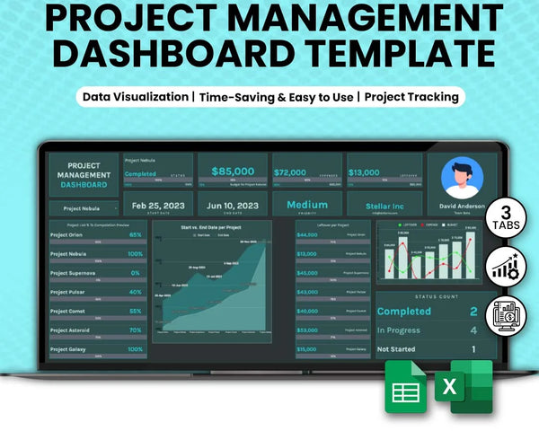 Project Management Dashboard Template