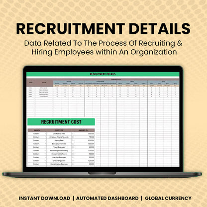 Recruitment KPI Dashboard HR