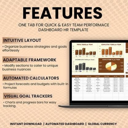 Team Performance Dashboard HR