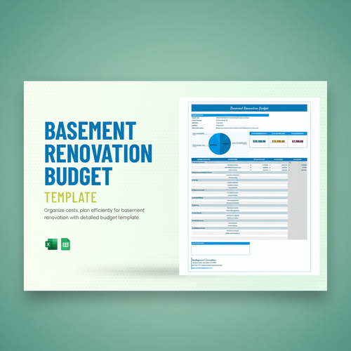 Basement Renovation Budget Template