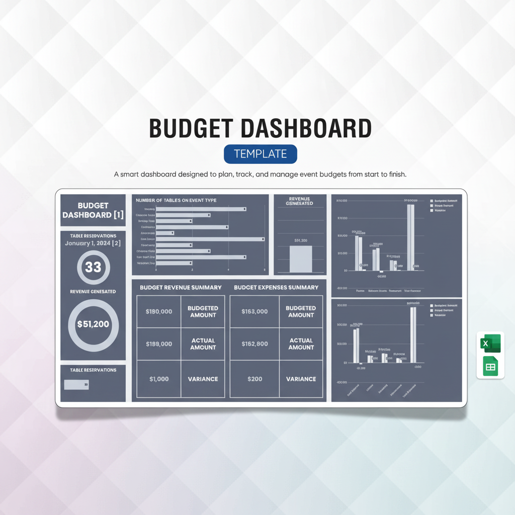 Budget Dashboard Template