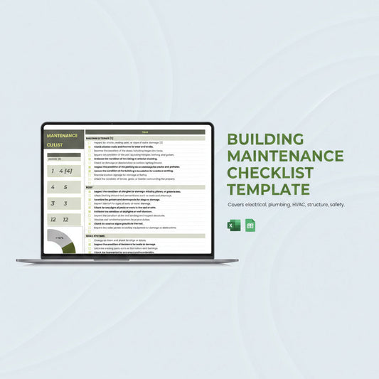Building Maintenance Checklist