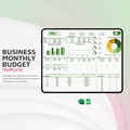 Business Monthly Budget Template