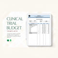 Clinical Trial Budget Template