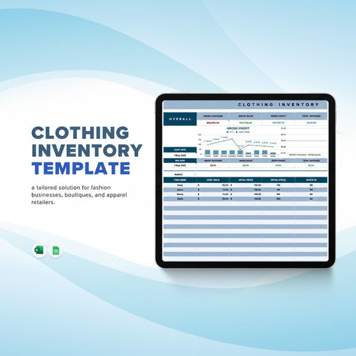 Clothing Inventory Template
