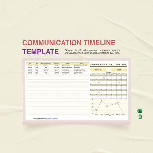 Communication Timeline Template