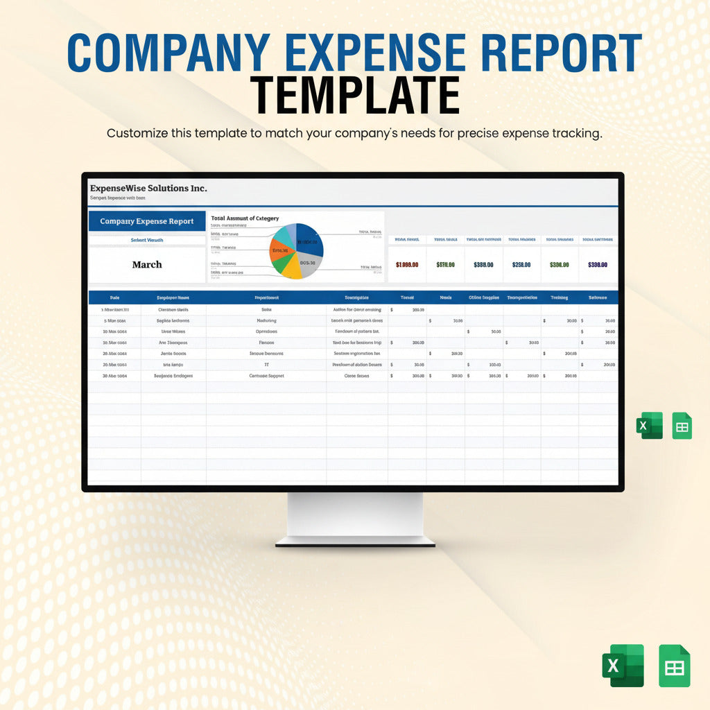 Company Expense Report Template