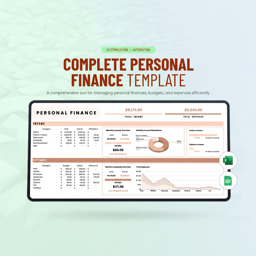 Complete Personal Finance Template