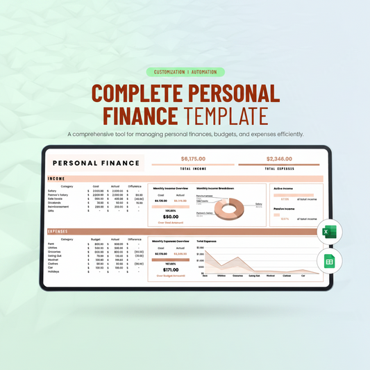 Complete Personal Finance Template