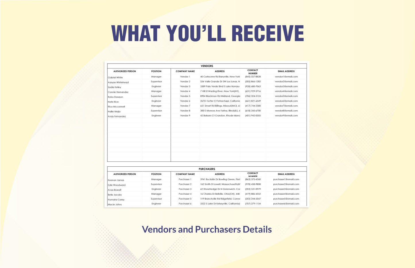 Construction Purchase Order Template