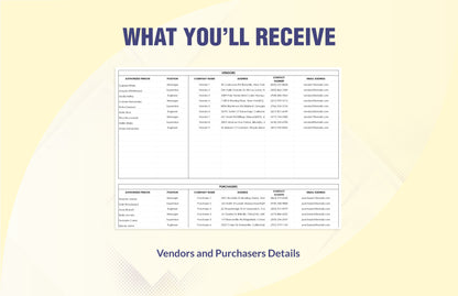 Construction Purchase Order Template