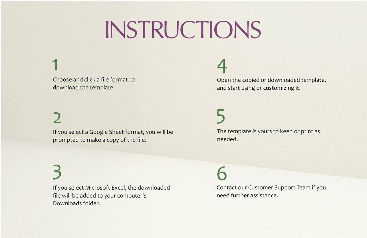 Construction Expense Tracking Template