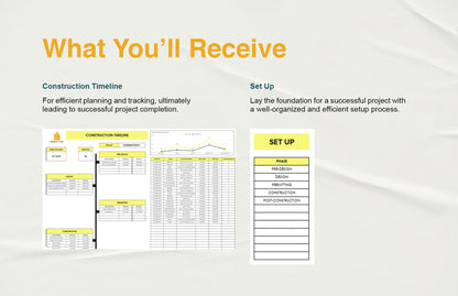 Construction Timeline Template