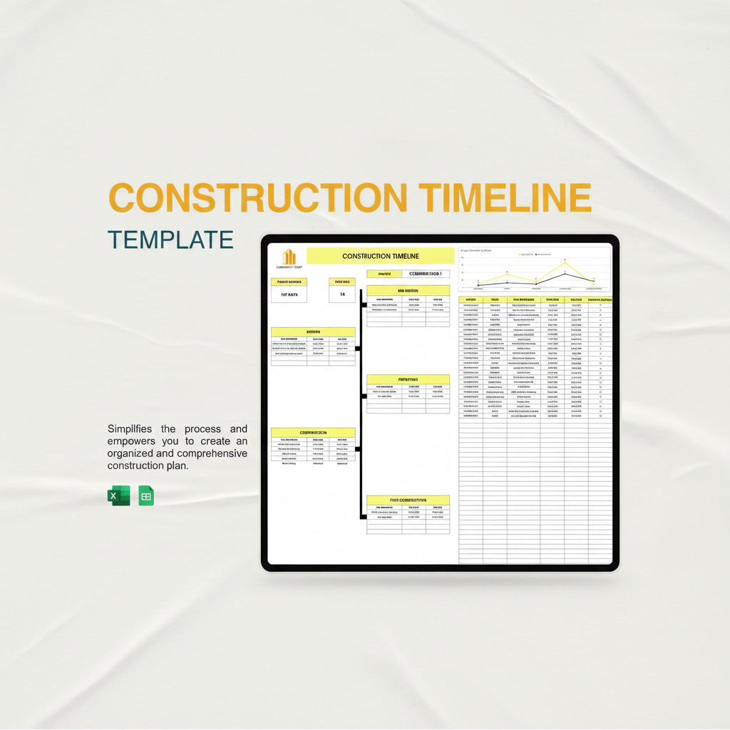 Construction Timeline Template