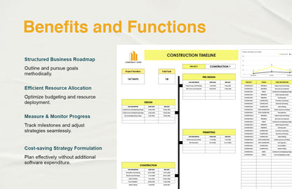 Construction Timeline Template