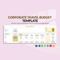 Corporate Travel Budget Template