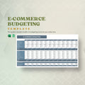 E-commerce Budgeting Template