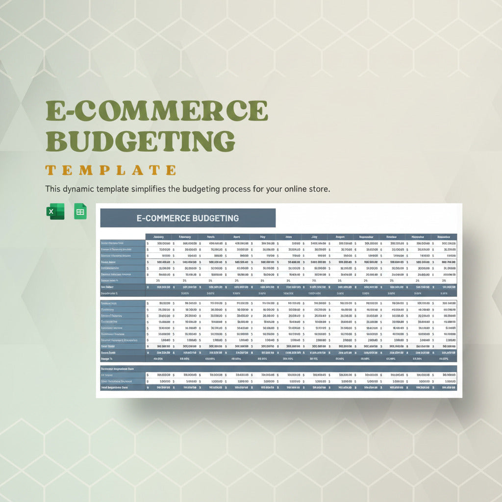 E-commerce Budgeting Template