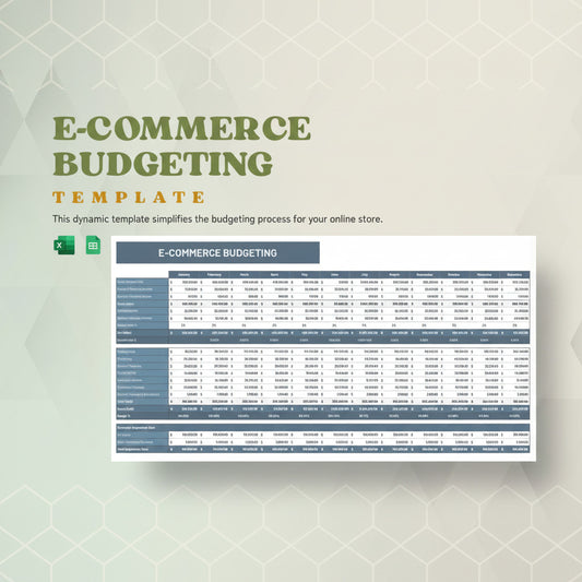E-commerce Budgeting Template
