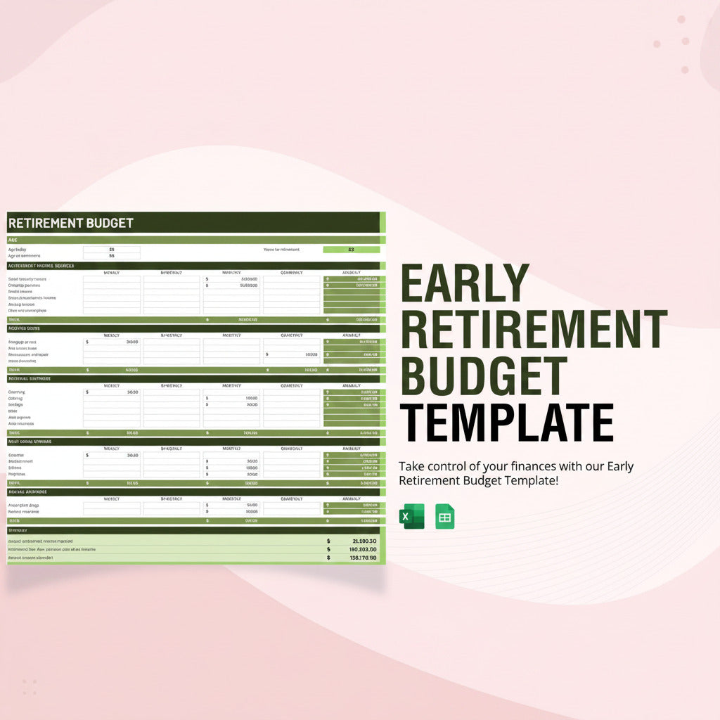 Early Retirement Budget Template