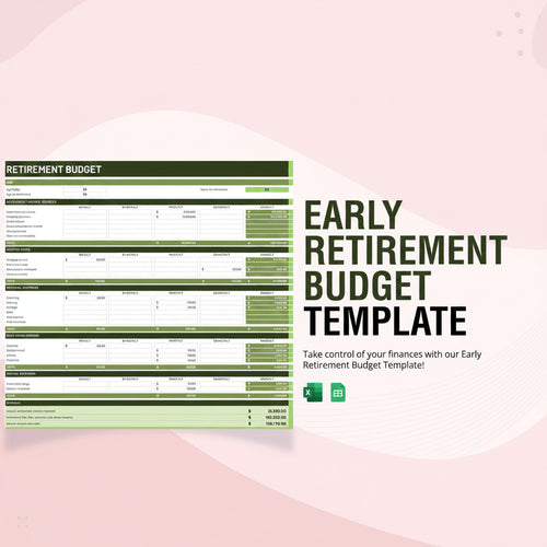 Early Retirement Budget Template