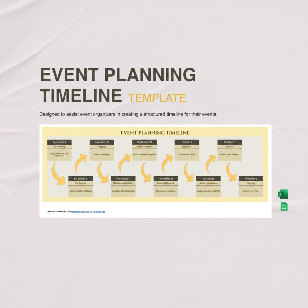Event Planning Timeline Template