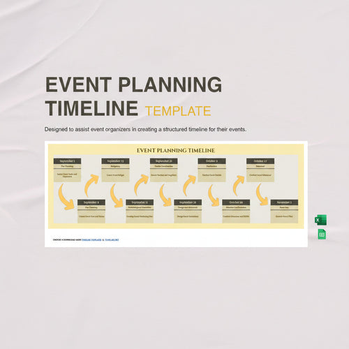 Event Planning Timeline Template