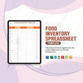 Food Inventory Spreadsheet Template