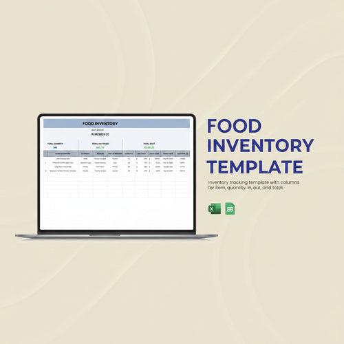 Food Inventory Template