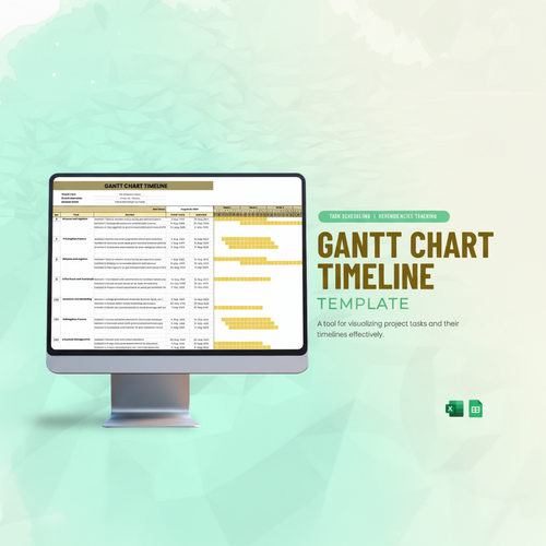 Gantt Chart Timeline Template