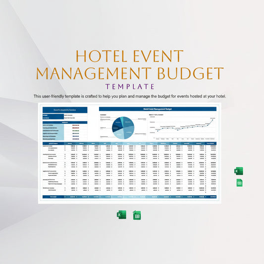 Hotel Event Management Budget Template