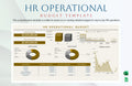 HR Operational Budget Template