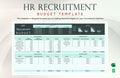 Hr Requitment Budget Template