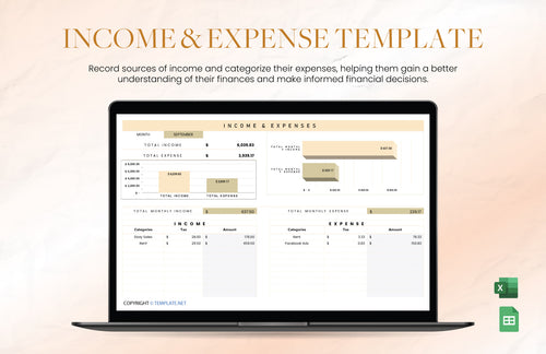 Income & Expense Template