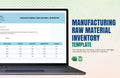 Manufaturing Raw Material Budget Template