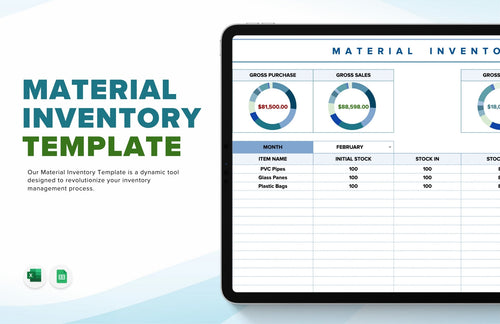 Material Inventory Template