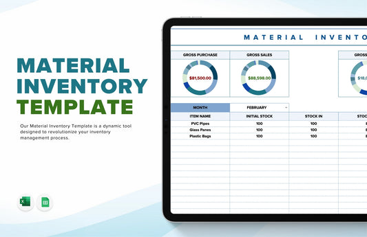 Material Inventory Template