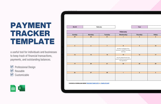 Payment Tracker Template