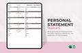 Personal Statement Template